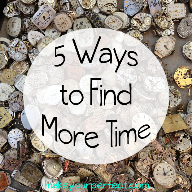 5 Baby Steps to Find More Time