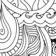 Rainy Day FREE Adult Coloring Page